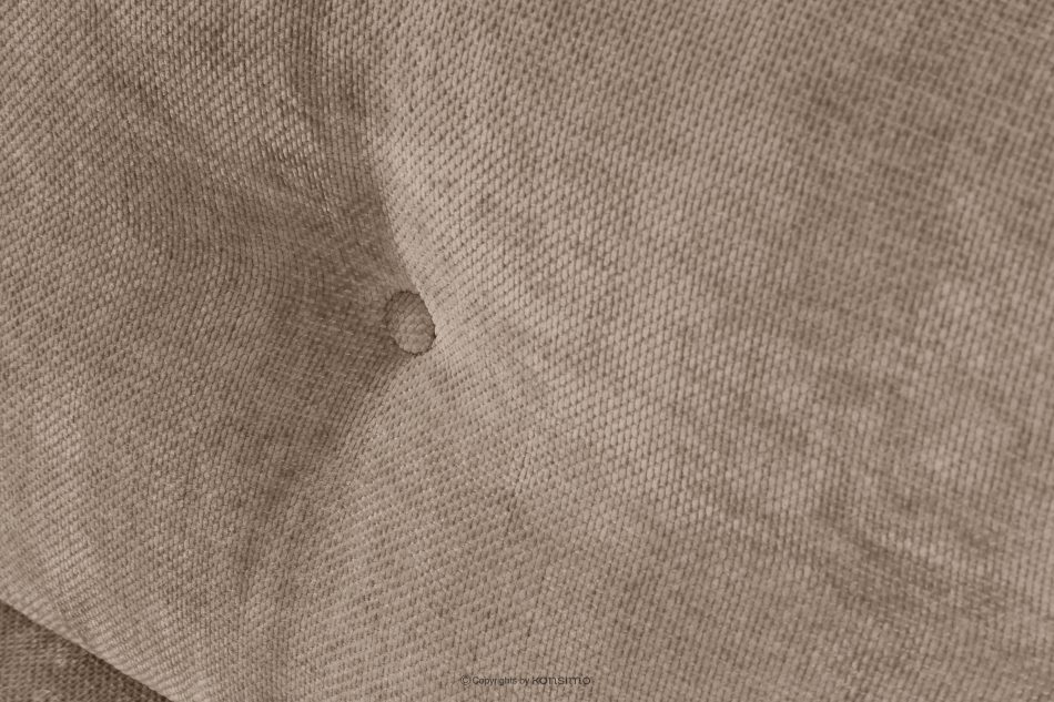 NILO Dreisitzer-Sofa mit Steppung aus Gewebestoff in Dunkelbeige dunkelbeige - Foto 10