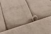 NILO Dreisitzer-Sofa mit Steppung aus Gewebestoff in Dunkelbeige dunkelbeige - Foto 15