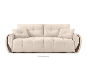 NILO, https://konsimo.de/kollektion/nilo/ Dreisitzer-Sofa mit Steppung aus Gewebestoff in Ecru ecru - Foto
