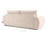 NILO Dreisitzer-Sofa mit Steppung aus Gewebestoff in Ecru ecru - Foto 4