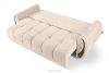NILO Dreisitzer-Sofa mit Steppung aus Gewebestoff in Ecru ecru - Foto 5