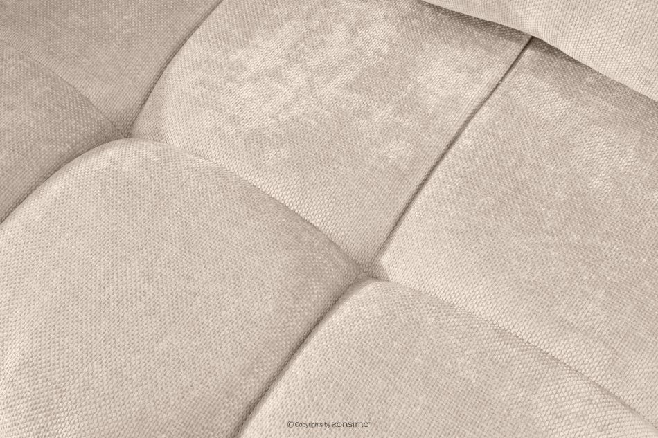 NILO Dreisitzer-Sofa mit Steppung aus Gewebestoff in Ecru ecru - Foto 9