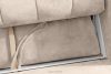 NILO Dreisitzer-Sofa mit Steppung aus Gewebestoff in Ecru ecru - Foto 13