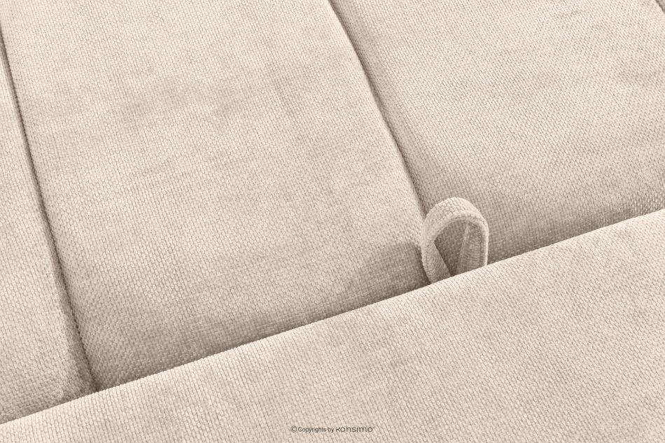 NILO Dreisitzer-Sofa mit Steppung aus Gewebestoff in Ecru ecru - Foto 14