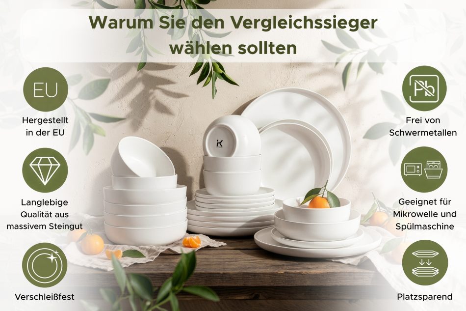 VICTO Dessertteller weiß/matt - Foto 5