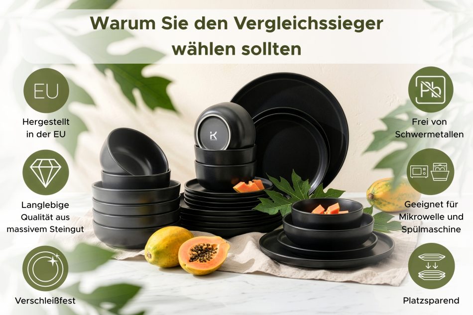VICTO Schale schwarz/matt - Foto 5
