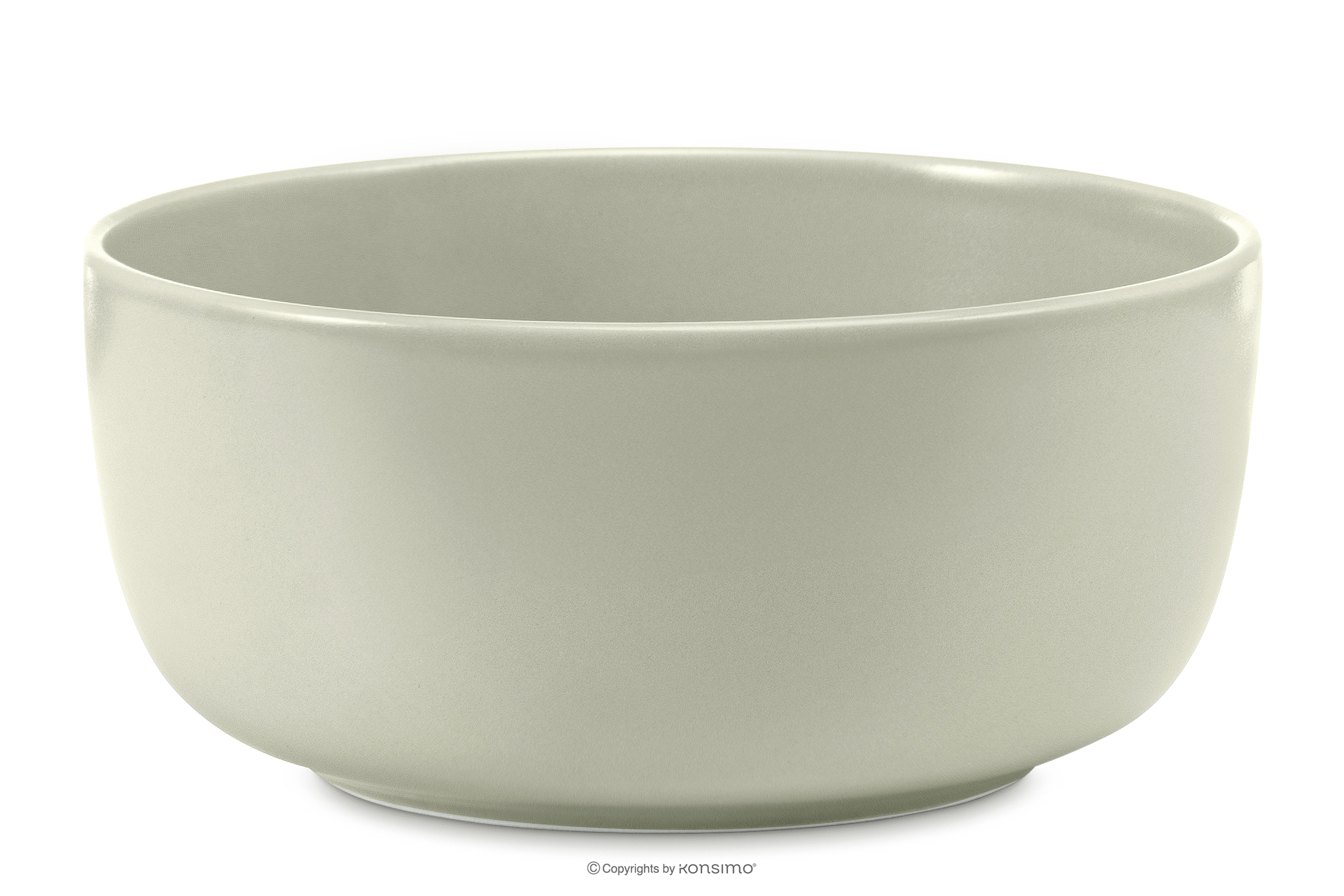 Schale beige/grün/grau matt