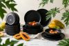 VICTO Modernes Tafelservice 6-Personen-Set (18 tlg.) Schwarz matt schwarz/matt - Foto 2