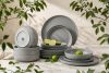 VICTO Modernes Tafelservice 6-Personen-Set (18 tlg.) grau grau - Foto 2