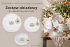 VICTO Modernes Tafelservice 6-Personen-Set (18 tlg.) weiß weiß - Foto 9
