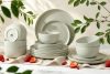 VICTO Tafelservice 6-Personen-Set (18 tlg.) beige/grün/grau matt beige/grün/grau matt - Foto 2