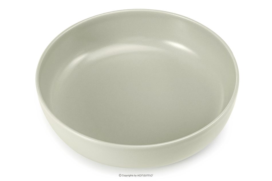 VICTO Modernes Tafelservice 6-Personen-Set 24-teilig beige/grün/grau matt beige/grün/grau matt - Foto 6