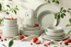 VICTO Modernes Tafelservice 6-Personen-Set 24-teilig beige/grün/grau matt beige/grün/grau matt - Foto 2
