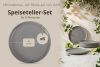 VICTO Speiseteller-Set für 6 Personen grau grau/matt - Foto 8