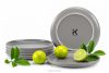 VICTO Dessertteller-Set für 6 Personen grau grau/matt - Foto 3