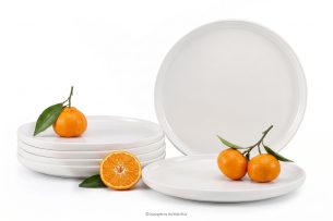 VICTO, https://konsimo.de/kollektion/victo/ Dessertteller-Set für 6 Personen weiß weiß/matt - Foto