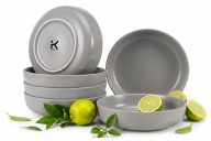Suppenteller Set für 6 Personen grau