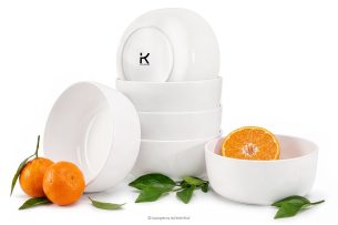 VICTO, https://konsimo.de/kollektion/victo/ Schüsselset für 6 Personen weiß weiß/matt - Foto