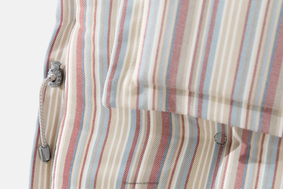 ALCES Tisch- und Stuhlset aus massivem Kiefernholz für 6 Personen mit Kissen in Braun/Weiß/Blau/Beige/Rot braun/weiß/blau/beige/rot - Foto 8