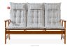 ALCES Gartenmöbel-Set aus Kiefernholz für 5 Personen mit Kissen braun/weiß/blau/beige/rot braun/weiß/blau/beige - Foto 8