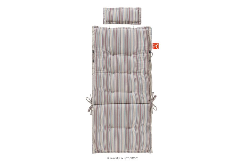 ALCES Gartenmöbelgarnitur aus Kiefernholz für 5 Personen mit Kissen in Braun/Weiß/Blau/Beige/Rot braun/weiß/blau/beige/rot - Foto 35