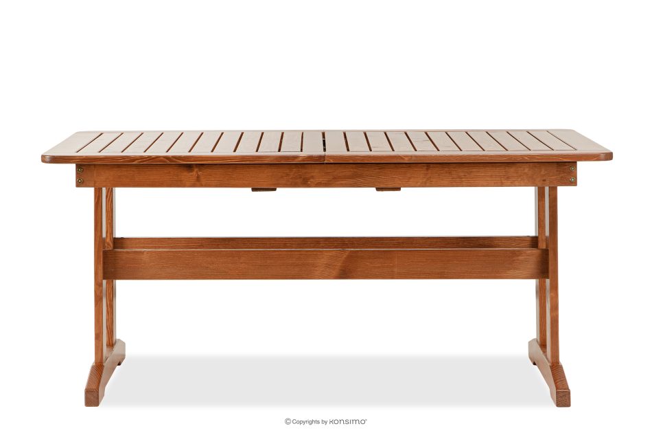 ALCES Gartenmöbel-Set aus Kiefernholz für 5 Personen mit Kissen braun/hellgrau braun/hellgrau - Foto 23