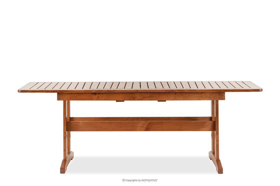 ALCES Gartenmöbel-Set aus Kiefernholz für 5 Personen mit Kissen braun/hellgrau braun/hellgrau - Foto 24