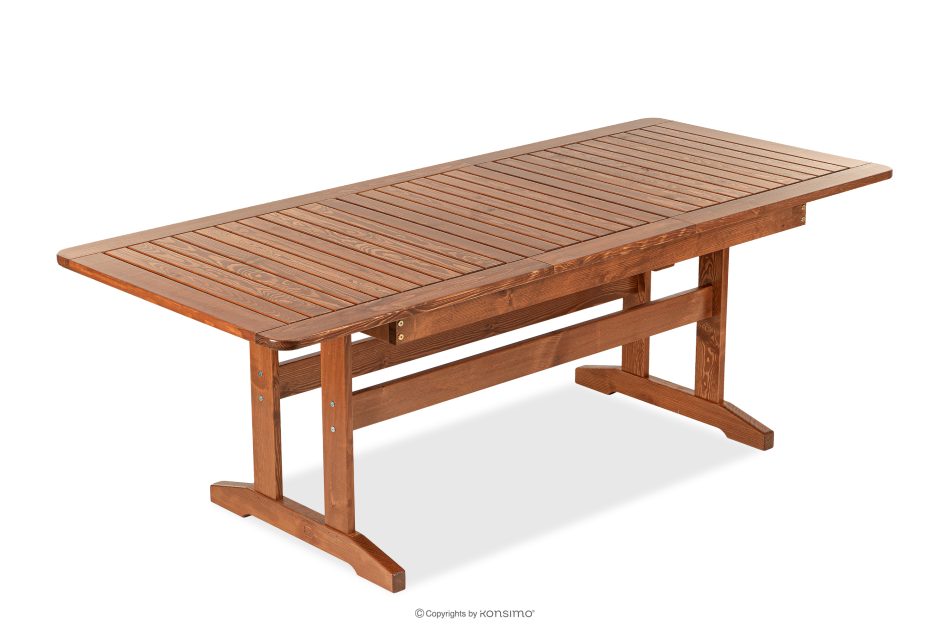 ALCES Gartenmöbel-Set aus Kiefernholz für 5 Personen mit Kissen braun/hellgrau braun/hellgrau - Foto 27