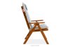 ALCES Gartenmöbel-Set für 7 Personen aus Holz mit Kissen braun/weiß/blau/beige/rot braun/weiß/blau/beige - Foto 5