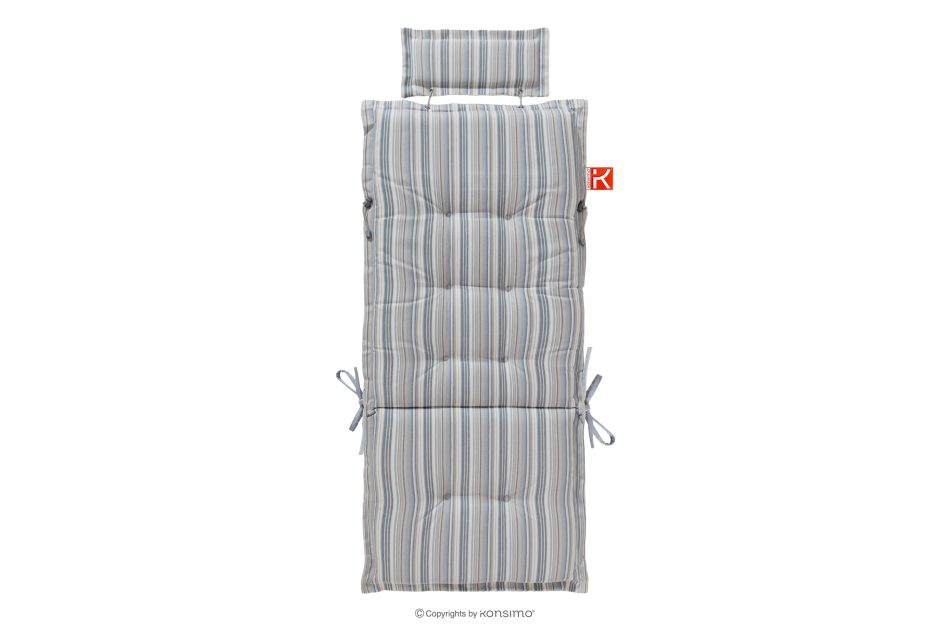 ALCES Gartenmöbel-Set für 7 Personen aus Holz mit Kissen braun/weiß/blau/beige/rot braun/weiß/blau/beige - Foto 35