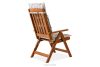 ALCES Gartenmöbel-Set für 7 Personen aus Holz mit Kissen in Braun/Weiß/Blau/Beige/Rot braun/weiß/blau/beige/rot - Foto 6