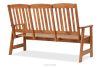 ALCES Gartenmöbel-Set für 7 Personen aus Holz mit Kissen braun/hellgrau braun/hellgrau - Foto 19