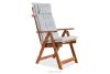 NYCTERE Garten-Set mit Tisch und Stühlen für 6 Personen mit Kissen braun/weiß/blau/beige/rot braun/weiß/blau/beige - Foto 3