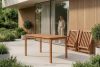 NYCTERE Garten-Set mit Tisch und Stühlen für 6 Personen mit Kissen braun/weiß/blau/beige/rot braun/weiß/blau/beige - Foto 30