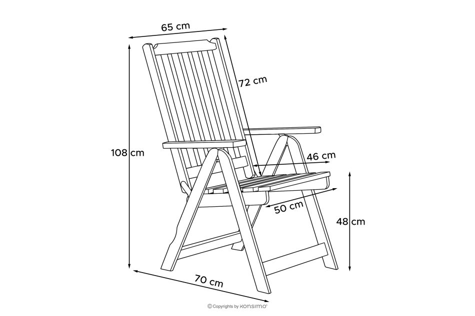 NYCTERE Garten-Set mit Tisch und Stühlen für 6 Personen mit Kissen braun/weiß/blau/beige/rot braun/weiß/blau/beige - Foto 30
