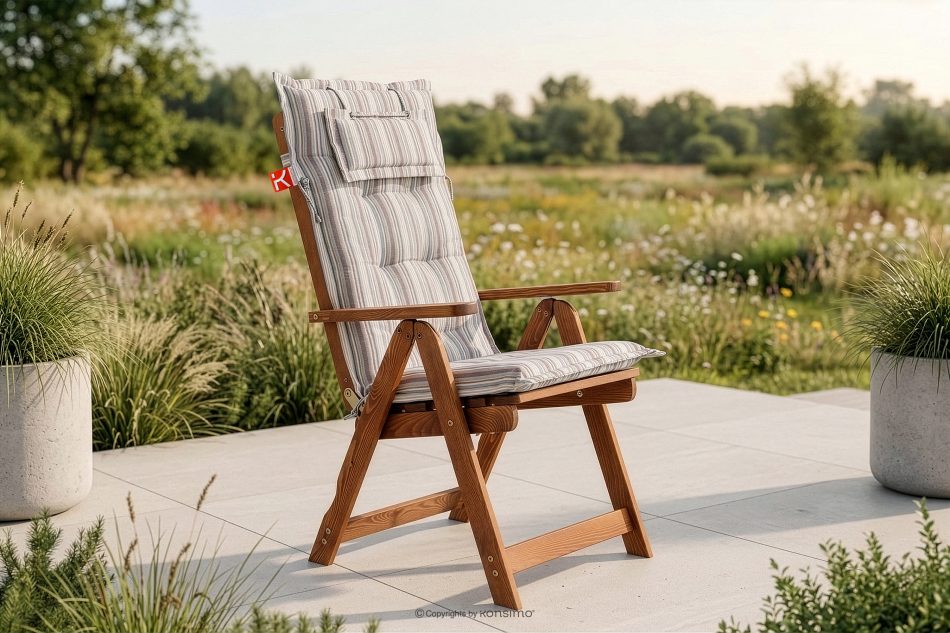 MISTA Gartenkissen für Sessel weiß/blau/beige/rot weiß/blau/beige/rot - Foto 1