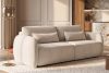 CALICO Dreisitzer-Sofa mit abgerundeter Form aus ecrufarbenem Gewebestoff ecru - Foto 16