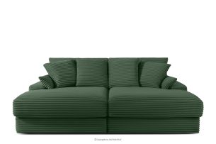 ACERA, https://konsimo.de/kollektion/acera/ Dreisitzer-Sofa mit tiefer Sitzfläche aus dunkelgrünem Kordstoff dunkelgrün - Foto