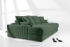 ACERA Dreisitzer-Sofa mit tiefer Sitzfläche aus dunkelgrünem Kordstoff dunkelgrün - Foto 12