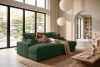 ACERA Dreisitzer-Sofa mit tiefer Sitzfläche aus dunkelgrünem Kordstoff dunkelgrün - Foto 14