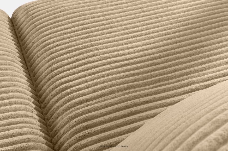 ACERA Dreisitzer-Sofa mit großzügiger Sitzfläche aus sandfarbenem Kordstoff sandfarben - Foto 6