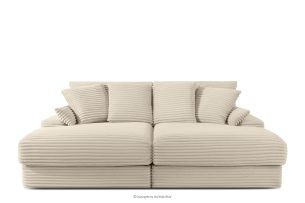 ACERA, https://konsimo.de/kollektion/acera/ Dreisitzer-Sofa mit großzügiger Sitzfläche aus beigem Kordstoff beige - Foto