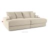ACERA Dreisitzer-Sofa mit großzügiger Sitzfläche aus beigem Kordstoff beige - Foto 3