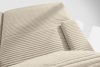 ACERA Dreisitzer-Sofa mit großzügiger Sitzfläche aus beigem Kordstoff beige - Foto 5