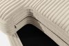 ACERA Dreisitzer-Sofa mit großzügiger Sitzfläche aus beigem Kordstoff beige - Foto 9