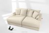 ACERA Dreisitzer-Sofa mit großzügiger Sitzfläche aus beigem Kordstoff beige - Foto 2