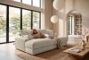 ACERA Dreisitzer-Sofa mit großzügiger Sitzfläche aus beigem Kordstoff beige - Foto 14