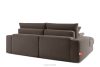ACERA Dreisitzer-Sofa mit tiefer Sitzfläche aus braunem Kordstoff braun - Foto 4