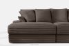 ACERA Dreisitzer-Sofa mit tiefer Sitzfläche aus braunem Kordstoff braun - Foto 6