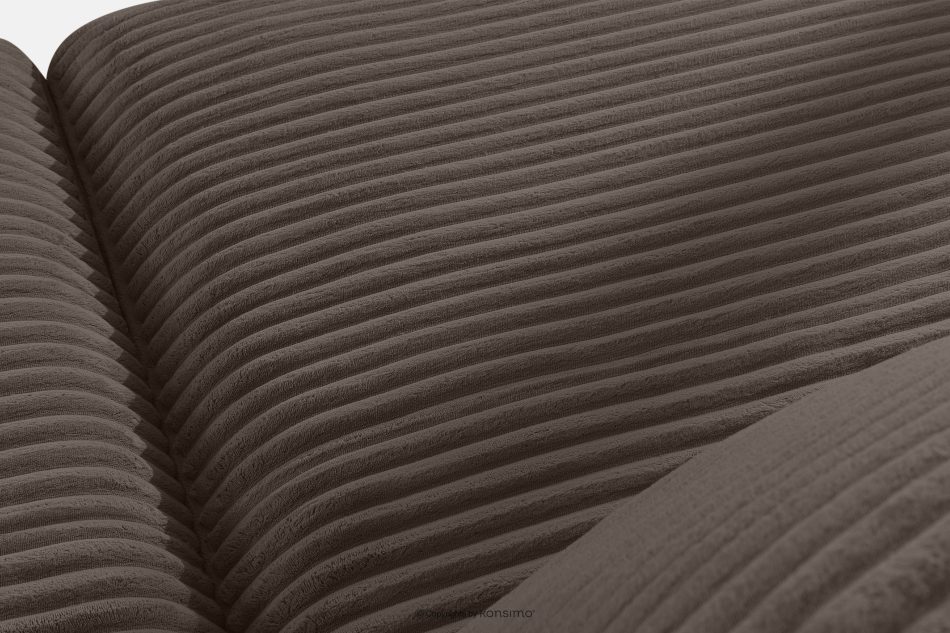 ACERA Dreisitzer-Sofa mit tiefer Sitzfläche aus braunem Kordstoff braun - Foto 6